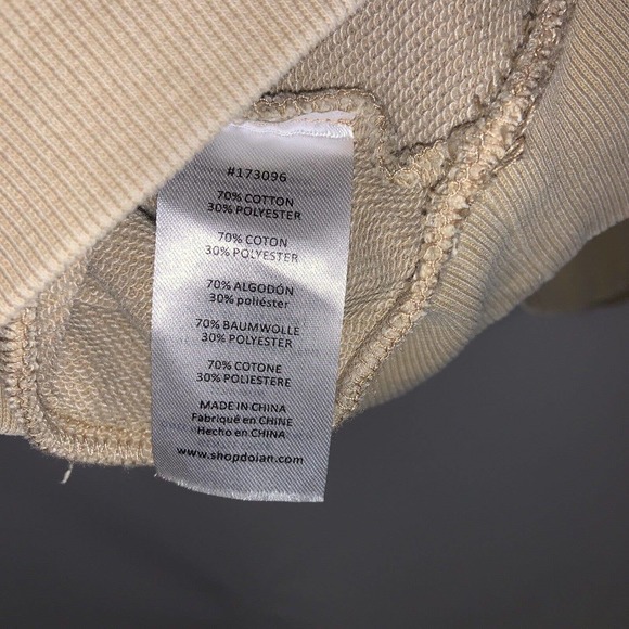 Anthropologie Dolan Left Coast Tiger Stripe Sweatshirt Sweater Size Medium - Picture 4 of 4